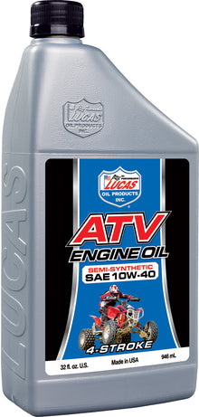 Semi Syn Atv Oil 10w40 4t 1 Qt (6/Case  Sold Ea)