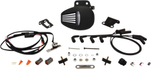 JIMS Forceflow Cylinder Head Cooler Kit - Black - M8 Softail 5470