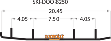 WOODY'S Wear Bar - Trail Blazer IV™ Flat-Top® - 6" - 60° - Ski-Doo TSD4-8250