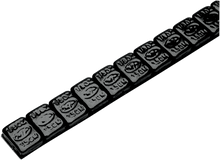 MOTION PRO Wheel Weights - Adhesive Stick-On - Black - 1/8 oz - 144 Pack 08-0553