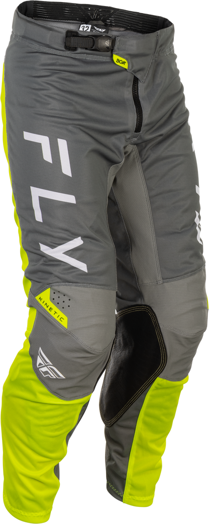 Kinetic Mesh Center Pants Grey/White/Hi Vis Sz 40
