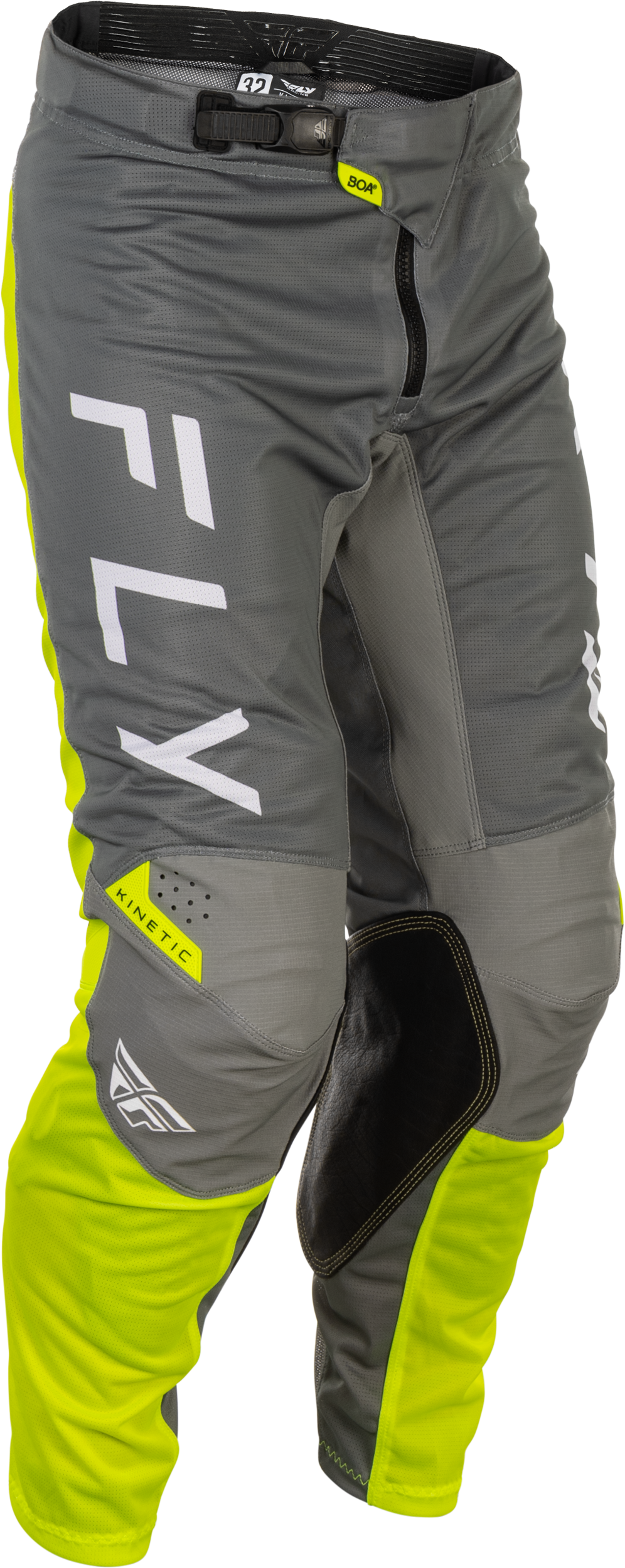 Kinetic Mesh Center Pants Grey/White/Hi Vis Sz 36