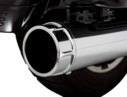 VANCE & HINES 4-1/2" Torquer Slip-On Mufflers - Chrome 16674