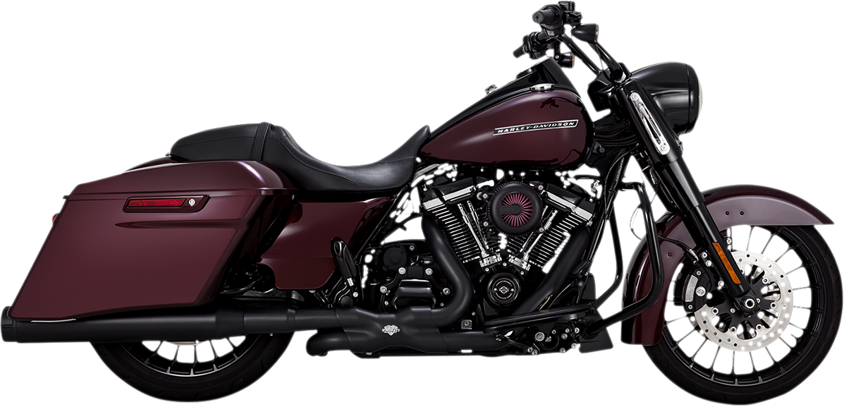 VANCE & HINES 4-1/2" Torquer Mufflers for '95-'16 FL - Black 46673