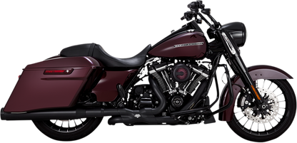 VANCE & HINES 4-1/2" Torquer Mufflers for '95-'16 FL - Black 46673