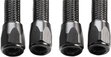 JAGG OIL COOLERS Hose Finishers - Black - 4-Pack 22-JHF06-BK-4