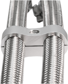 JAGG OIL COOLERS Hose Separator - Silver - 3/8" 22-JHS06-SL
