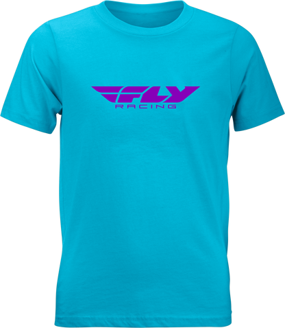 Youth Fly Corporate Tee Blue/Purple Ys