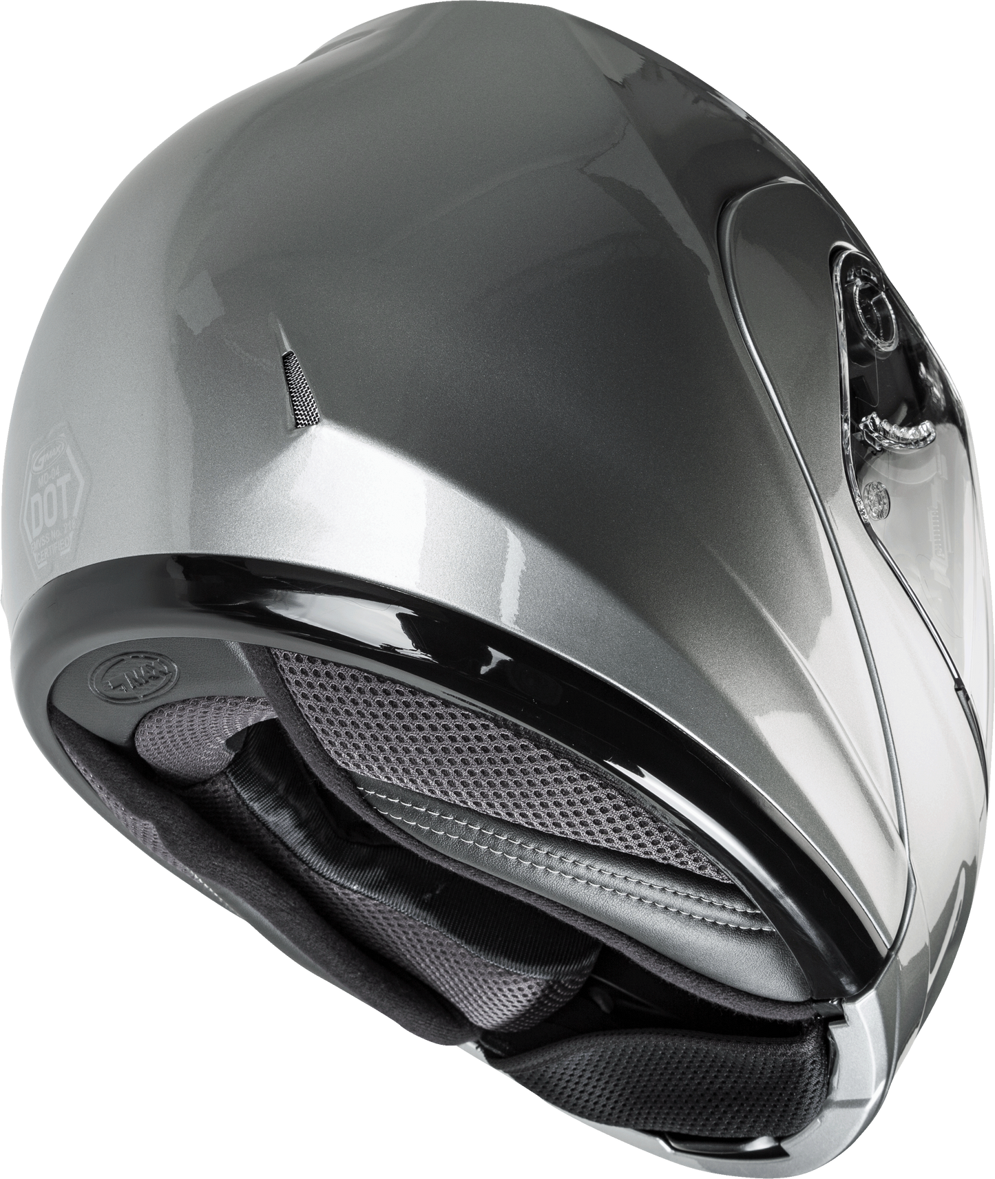 Md 04 Modular Helmet Metallic Silver Sm