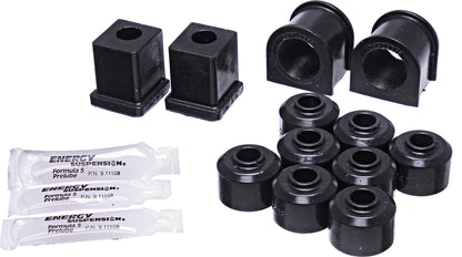 Sway Bar Bush Kit Front/Rear Black Pol