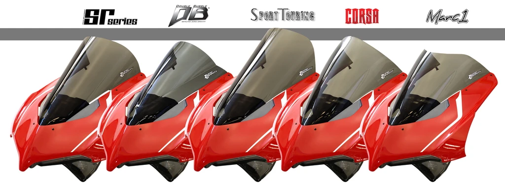 Zero Gravity Racing Windshields for the Ducati Panigale V4 R (19-24) and Base/ S (20-24)