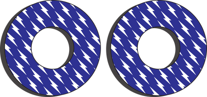 FACTORY EFFEX Grip Donuts - Yamaha Blue/White 22-67200