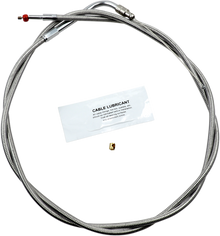 BARNETT Stainless Steel Throttle Cable - +10" - '96-'07 Touring 102-30-30009-10