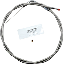 BARNETT Stainless Steel Throttle Cable - +12" - '96-'07 Touring 102-30-30009-12