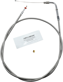 BARNETT Stainless Steel Throttle Cable - +12" - '02-'07 FLH 102-30-30016-12