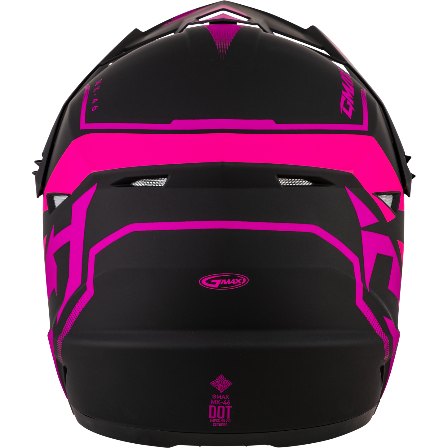 Mx 46 Compound Helmet Matte Black/Pink Ys