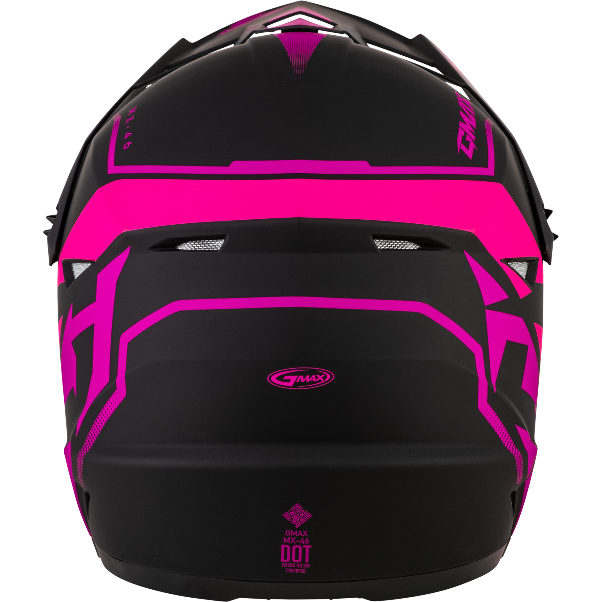 Mx 46 Compound Helmet Matte Black/Pink Xl