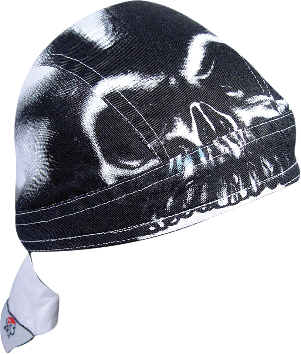 ZAN HEADGEAR Road Hog Flydanna® Headwrap - Airbrushed Skull ZSG031