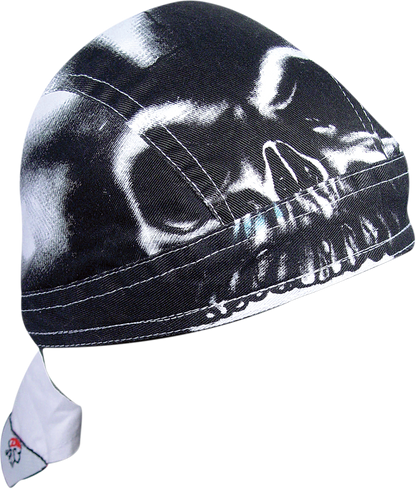 ZAN HEADGEAR Road Hog Flydanna® Headwrap - Airbrushed Skull ZSG031