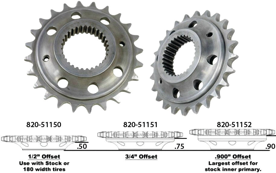 Chain Conv Sprkt 24t 0.9" Offset 6 Speed