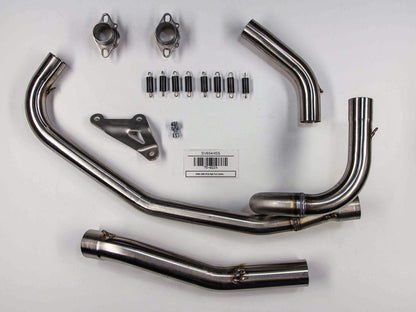 Hindle Suzuki SV650 (03-13) with Evolution Titanium Muffler w/ Black Ceramic Tip