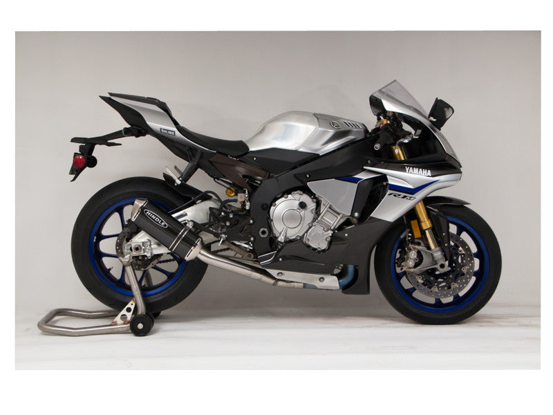 Hindle Exhaust for Yamaha R1 (15+)   3/4 System with Evolution  Titanium Muffler / Carbon Tip