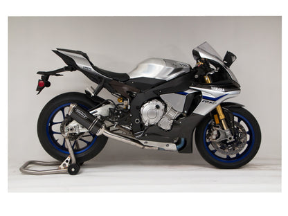 Hindle Exhaust for Yamaha R1 (15+)   3/4 System with Evolution  Titanium Muffler / Carbon Tip
