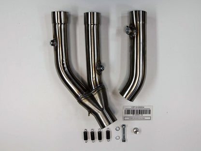 Hindle Exhaust for Yamaha R1 (15+)   3/4 System with Evolution  Titanium Muffler / Carbon Tip