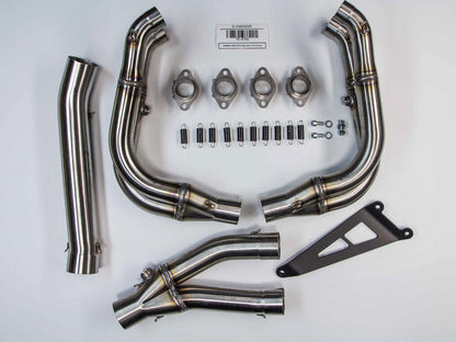 Hindle Exhaust for BMW S1000RR (10-14) with Evolution Black Ceramic Muffler
