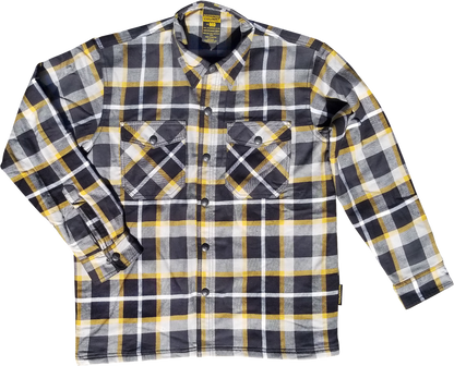 Covert Moto Flannel White/Yellow 5x