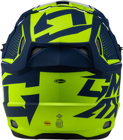 Mx 96 502 Helmet Matte Blue/Green  Lg