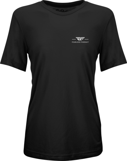Women's Fly Motto Tee Black 2x
