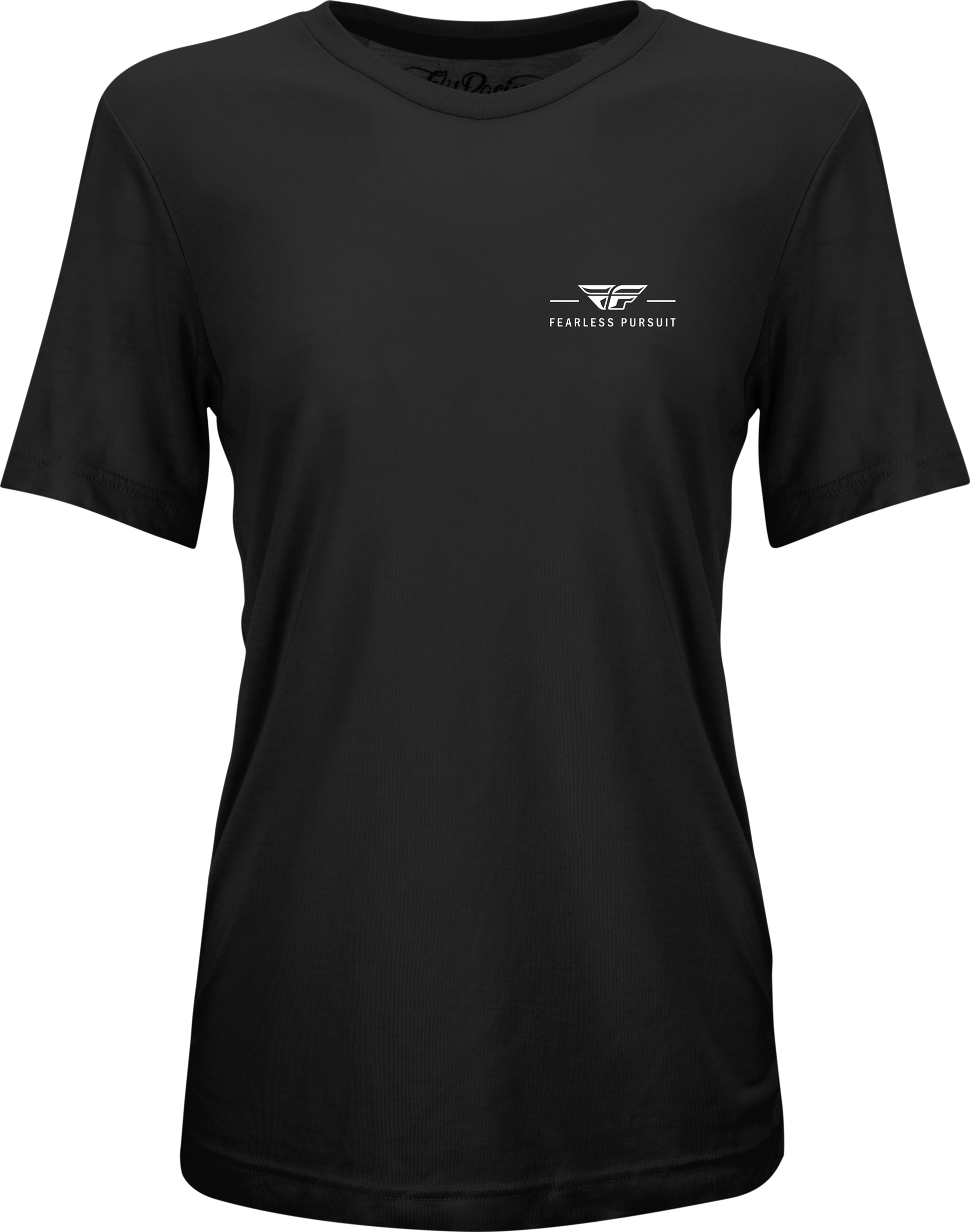 Women's Fly Motto Tee Black Lg
