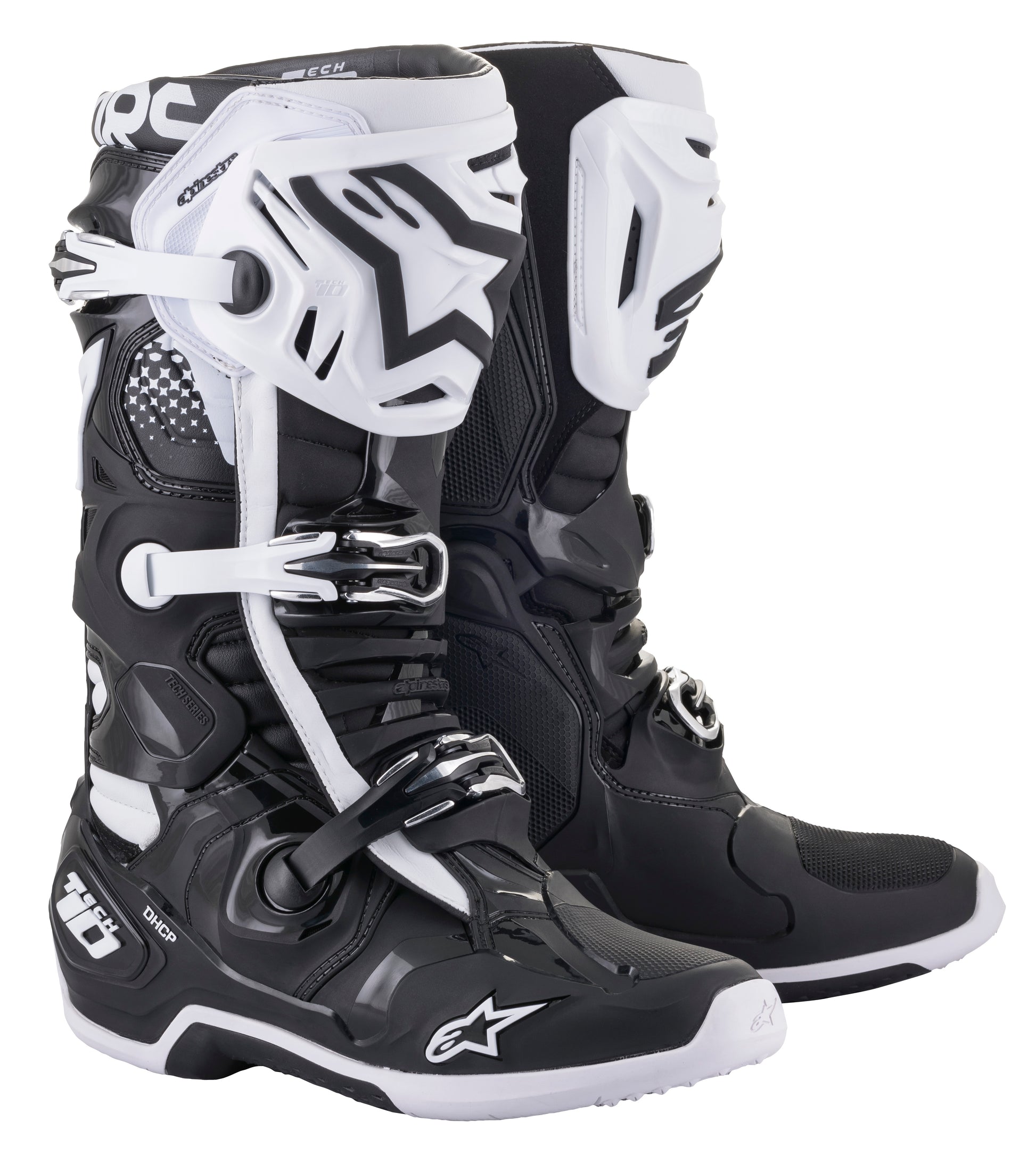 Tech 10 Boots Black/White Sz 12