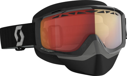 Split Otg Snwcrs Ls Goggle Blk/Gry Enhancer Red Chrome