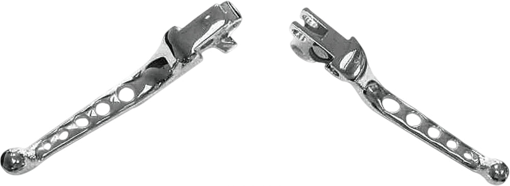 5 Hole Lever Set Chrome Big Twin 07 Up
