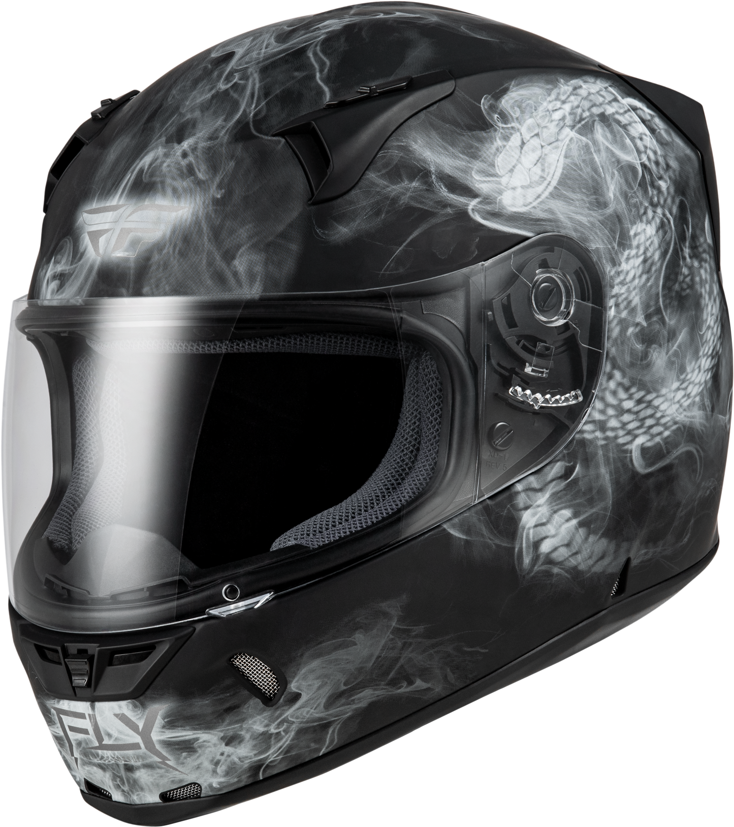 Revolt Coil Helmet Matte Black/White Sm