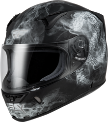 Revolt Coil Helmet Matte Black/White 2x