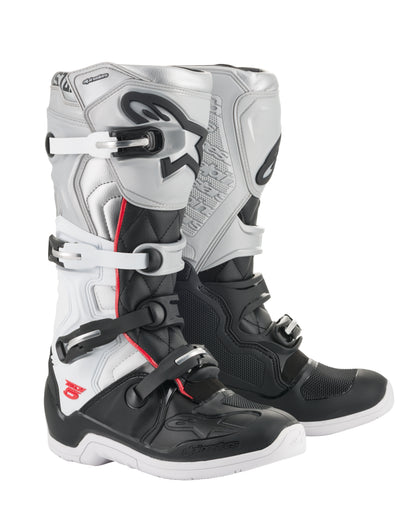 Tech 5 Victory 19 Boots Black/White/Silver Sz 09