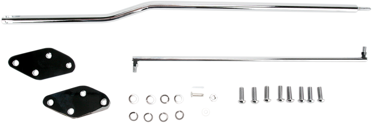 DRAG SPECIALTIES Forward Control Extension - FXD - +2 - Chrome 056270