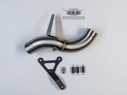 Hindle MV Agusta (12+) F3  Slipon Adapter with Evolution Titanium Muffler with Black Ceramic Tip