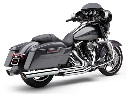 909 Twins 4" Slip Ons Chrome Flh/Flt 95 16