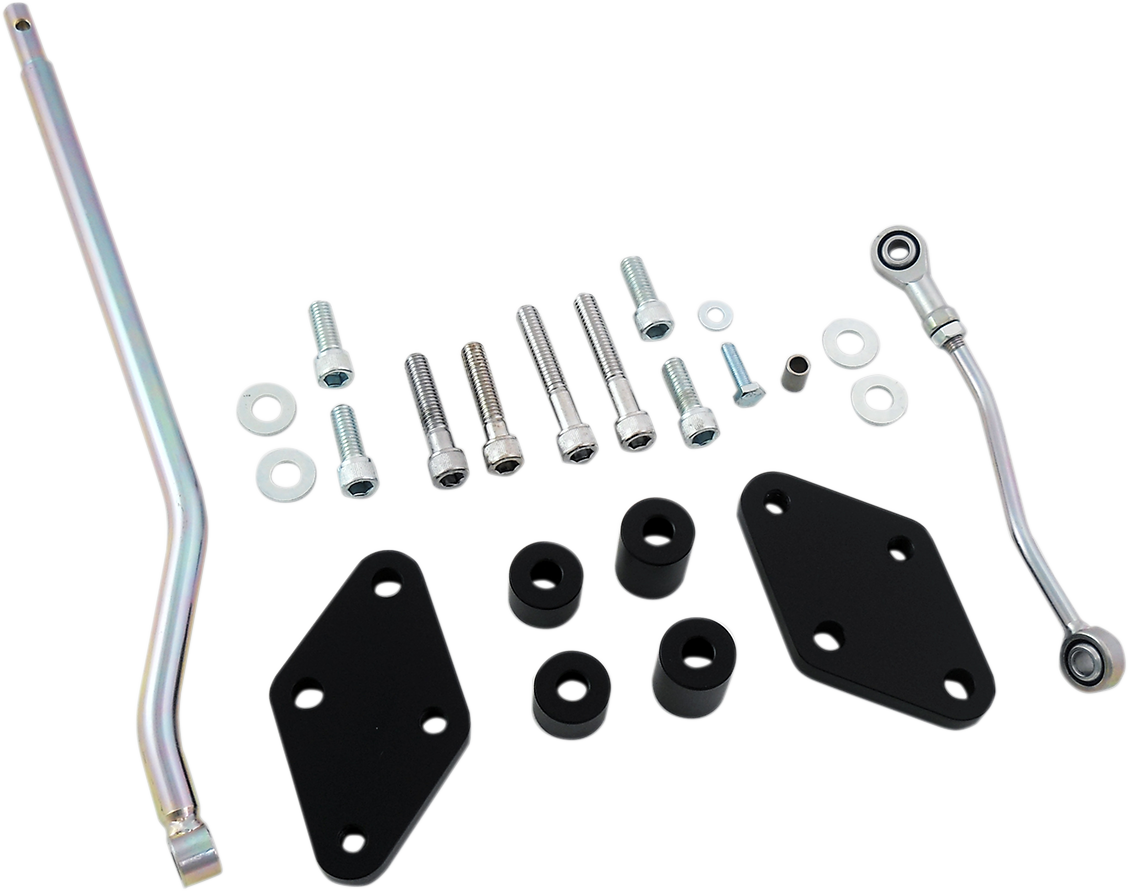 DRAG SPECIALTIES Reduced Reach Forward Control Relocation Kit - 2" Rearward - XL 77826