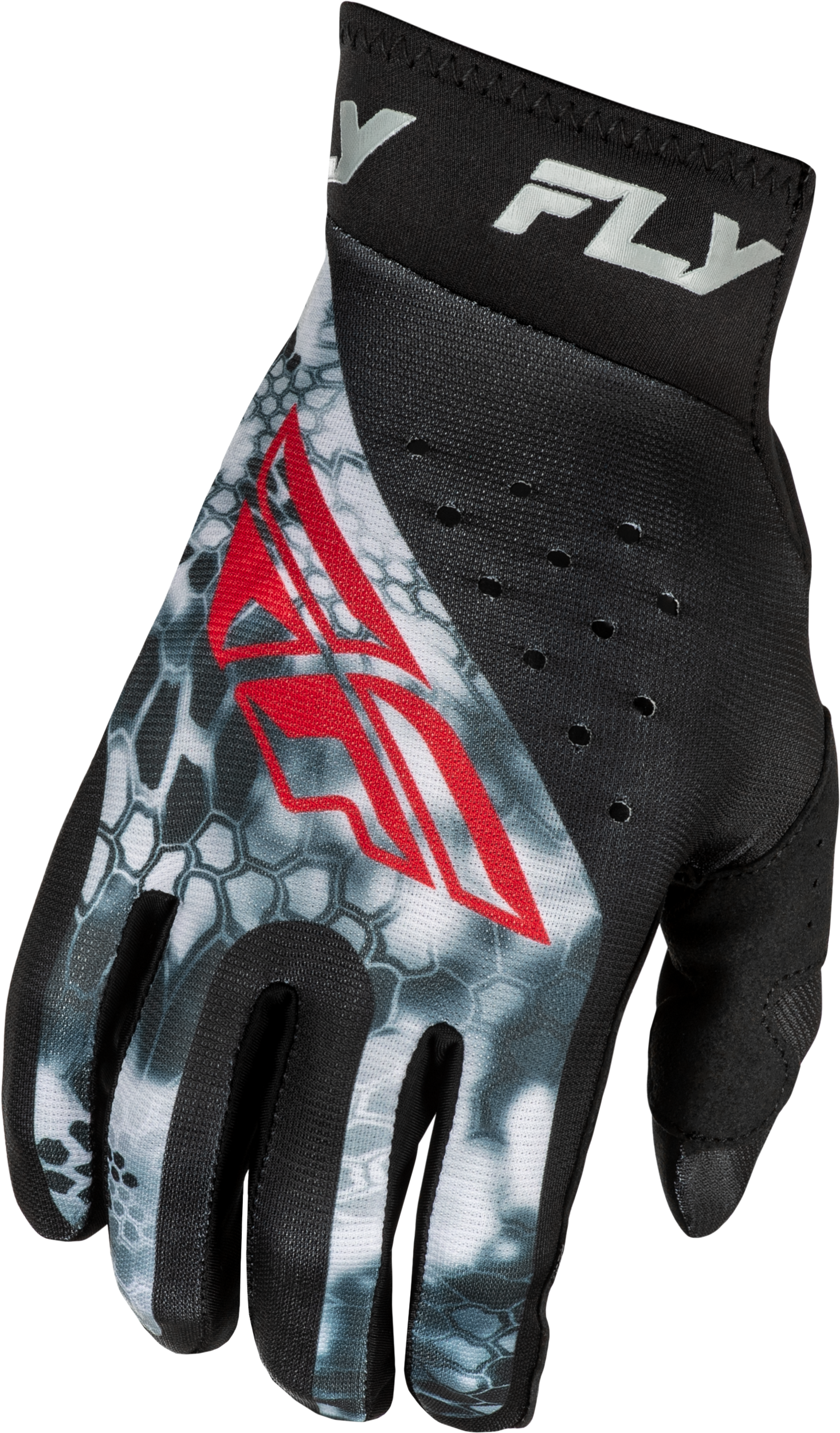 Pro Lite Kryptek Gloves Black/Red/Grey 2x