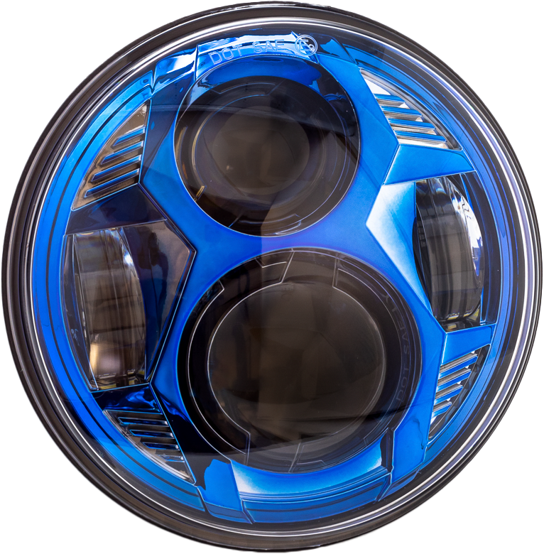 5.75" Led Blue Headlight