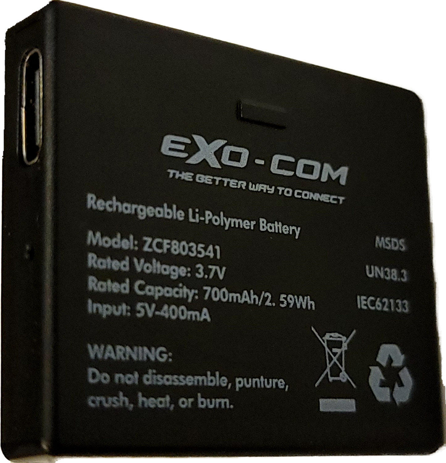 Exo Com Replacement Spare Battery