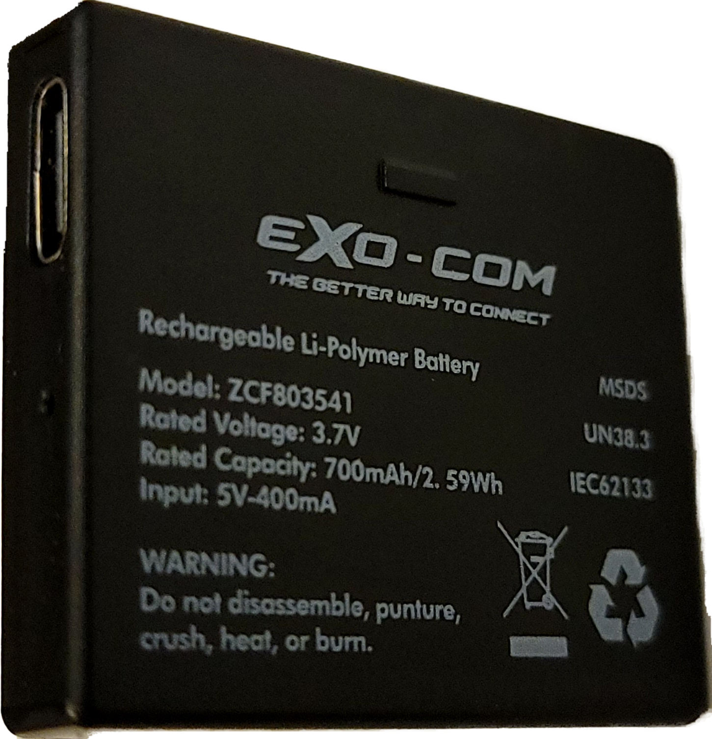 Exo Com Replacement Spare Battery