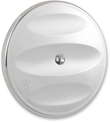 ARLEN NESS Big Sucker Stage 1 Outer Cover - Scalloped - Chrome 18-781