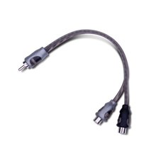 Rockford Fosgate Twisted Pair Y Adapter 1 Male to 2 Female