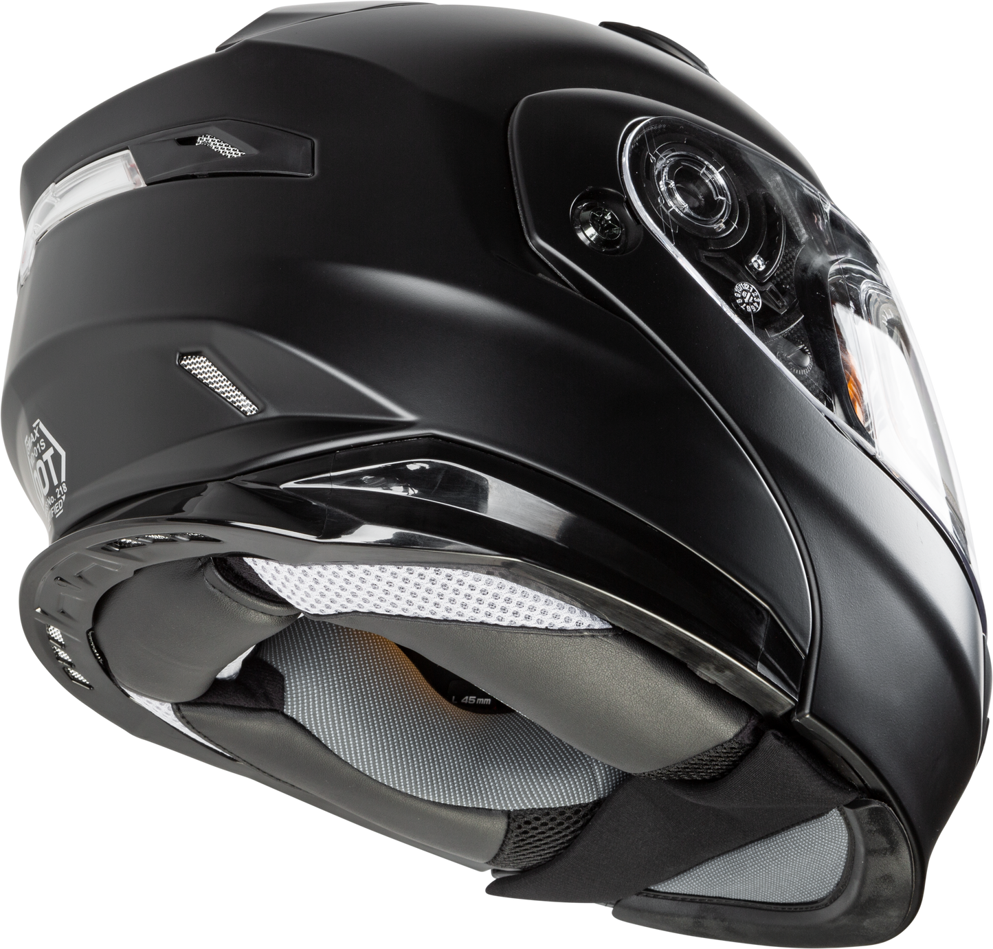 Md 01s Modular Snow Helmet W/Electric Shield Matte Blk Md
